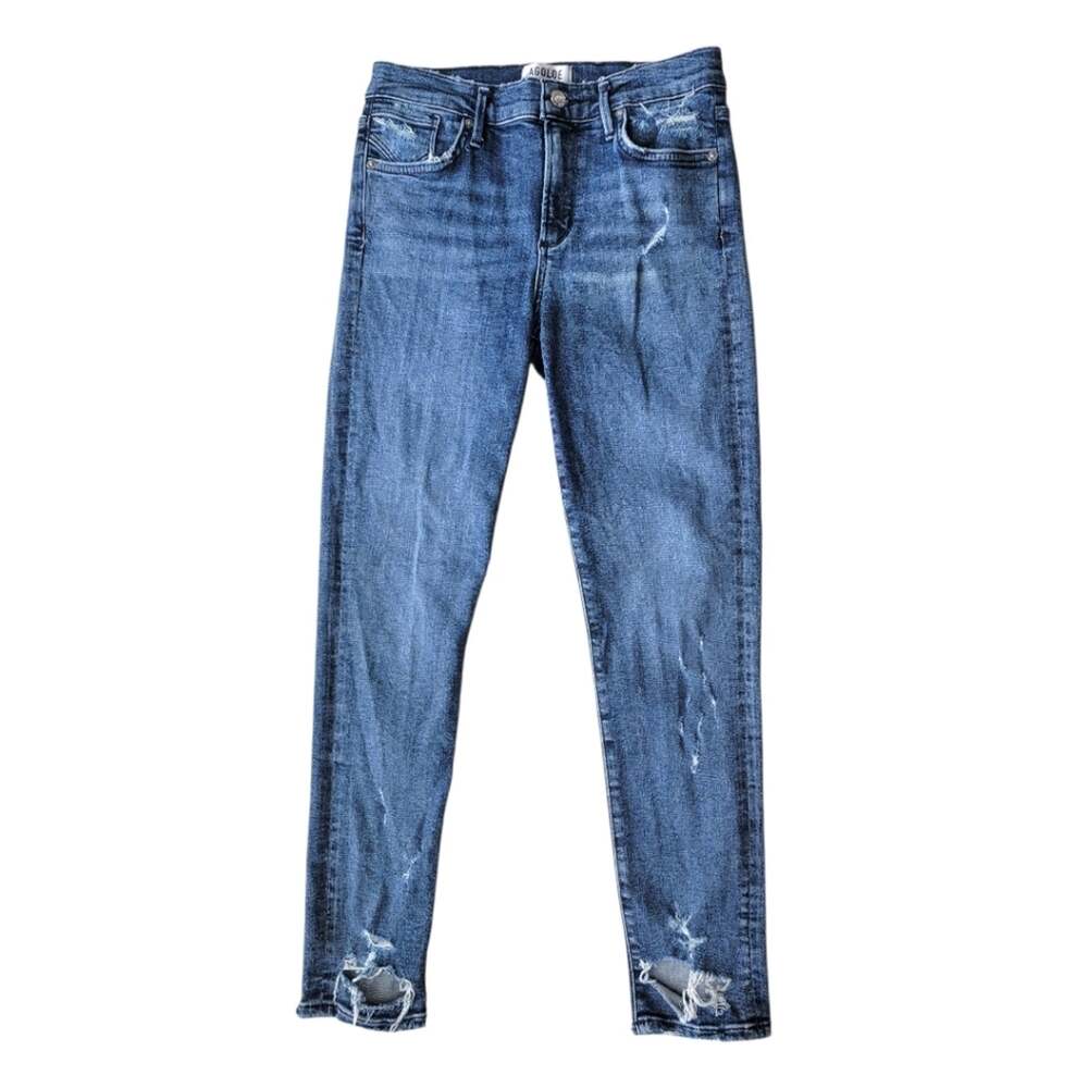 Agolde Sophie Hi Rise Skinny Crop In Paradox Size 27